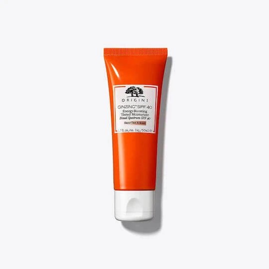 Origins Ginzing Energy Boosting Cremă de Față de Zi Colorată cu SPF40 pentru Hidratare și Imperfecțiuni 50ml