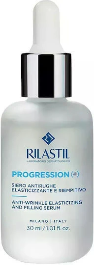 Rilastil Progression+ Serum Anti-îmbătrânire Pentru Față cu Acid Hialuronic și Colagen 30ml