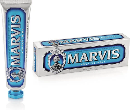 Marvis Aquatic Mint Pastă de dinți pentru Gingivită , Placă bacteriană și Carii dentare 85ml