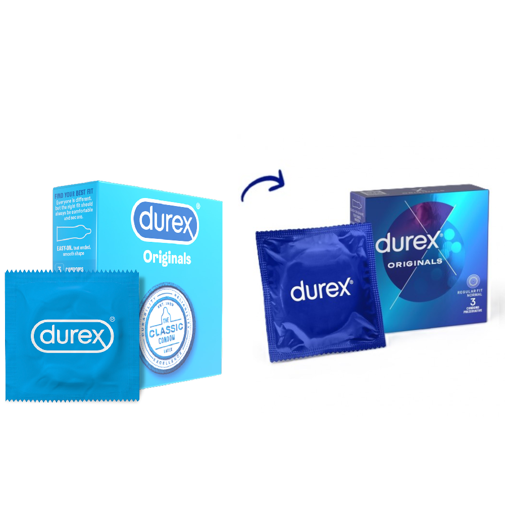 Prezervative Originals, 3 bucati, Durex