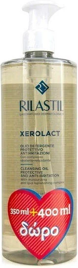 Rilastil Xerolact Ulei de Curățare Protectiv Anti-Iritație 350ml + 400ml