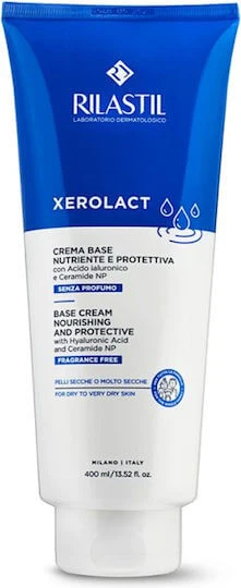 Rilastil Xerolact Crema hidratant pentru corp cu Acid hialuronic pentru piele uscată/foarte uscată 400ml