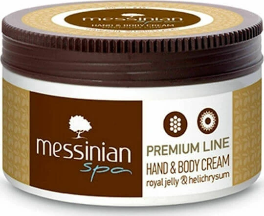 Messinian Spa Premium Line Jeleu regal și Helichrysum Crema hidratant pentru corp pentru piele foarte uscată & sensibilă 250ml