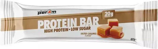 Per4m Protein Bar Baton cu 20gr Proteină & Aromă Caramel sărat 62gr