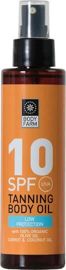 Bodyfarm Ulei de Protecție Solară pentru Corp SPF10 150ml