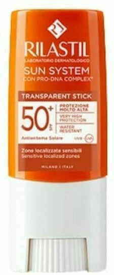 Rilastil System Transparent Stick de Protecție Solară pentru Corp SPF50 8.5ml