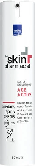 InterMed Skin Pharmacist Age Active Cremă de Față cu SPF15 Împotriva Imperfecțiunilor și Petelor Pigmentare cu Acid Hialuronic și Colagen 50ml