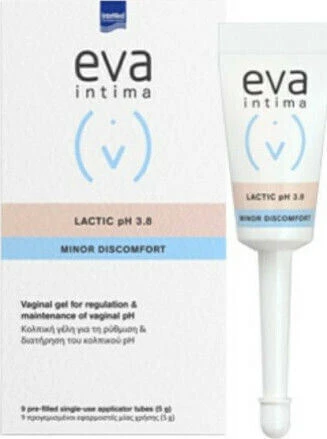 InterMed Eva Lactic Vaginal Regulator pH 3.8 Gel 45ml 9buc