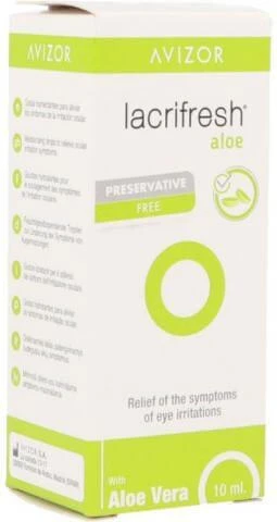 Avizor Lacrifresh Aloe Picături Oftalmice pentru Ochi Uscat 10ml