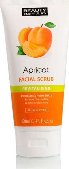 Beauty Formulas Apricot Revitalising Facial Scrub pentru Față 150ml