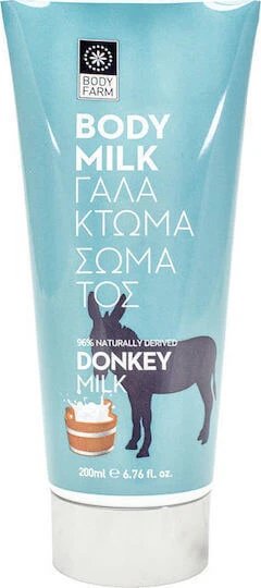 Bodyfarm Donkey Milk Loțiune hidratant pentru corp cu Lapte de măgăriță pentru toate tipurile de piele 200ml