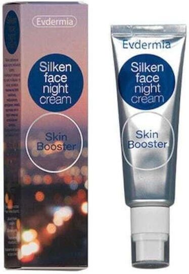 Evdermia Silken Cremă Hidratantă de Față de Noapte cu Retinol și Acid Hialuronic 50ml