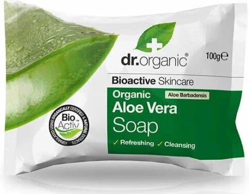 Dr.Organic Organic Aloe Vera Soap Baton de săpun pentru Corpul 100gr