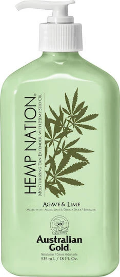 Australian Gold Hemp Nation Agave & Lime Emulsie After Sun Pentru Corp Cu Jojoba & Shea Butter 535ml