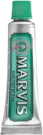 Marvis Classic Strong Mint Pastă de dinți pentru Placă bacteriană și Carii dentare 10ml