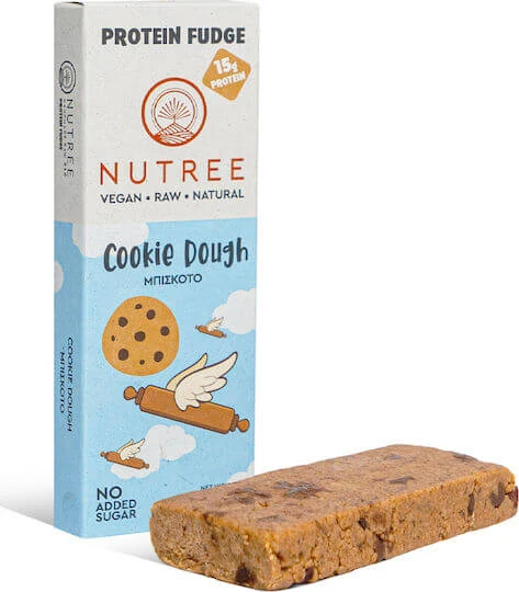 Nutree Fudge Baton cu 25% Proteină & Aromă Cookie Dough 60gr