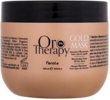 Fanola Therapy 24K Gold Mască de Păr pentru Stralucire 300ml