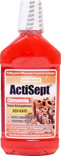 InterMed Actisept Cinnamon Apă de Gură Protecție Zilnică