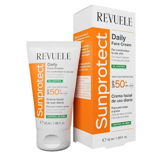 Revuele Sunprotect Daily Oil Control Cremă de Față cu Protecție Solară SPF50 50ml