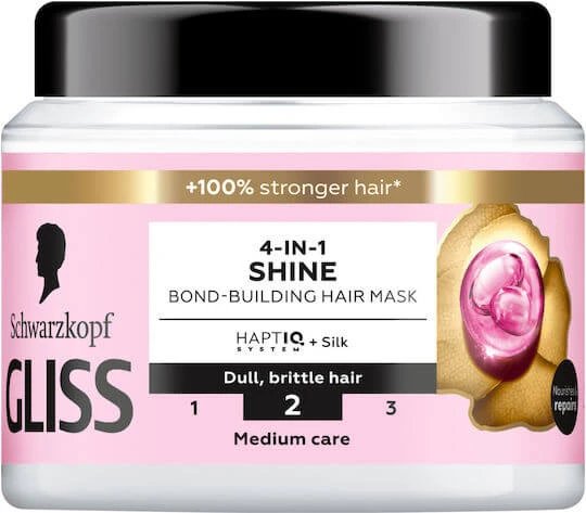 Gliss Bond Building Shine Mască de Păr pentru Stralucire 400ml