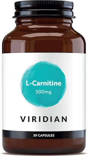 Viridian L-Carnitine cu Carnitină 500mg 30 capace