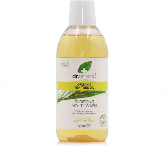 Dr.Organic Organic Tea Tree Apă de Gură Protecție Zilnică