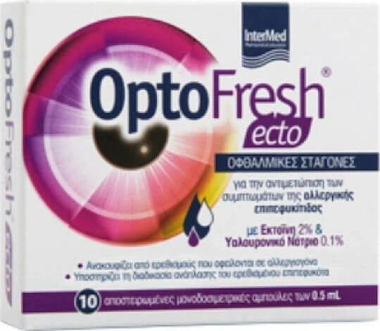 InterMed OptoFresh Ecto Picături Oftalmice cu Acid Hialuronic 10x0.5ml