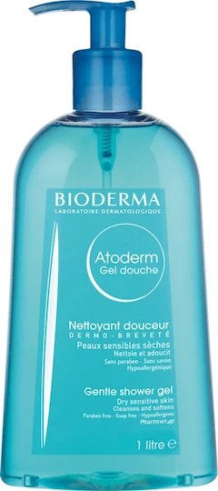 Bioderma Atoderm Gentle Dry Sensitive Skin Gel pentru Corpul 1000ml