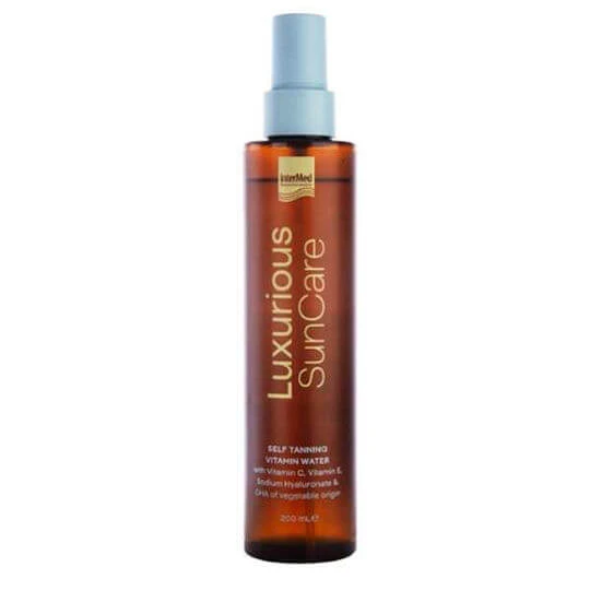 InterMed Luxurious Self Tanning Vitamin Water Dark pentru Corp Spray 200ml