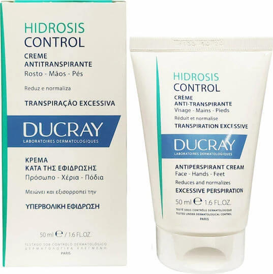 Ducray Hidrosis Control Deodorant 48h sub formă de cremă 50ml