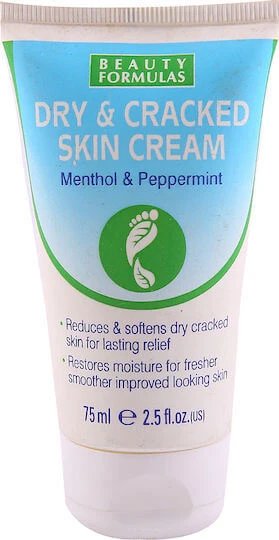 Beauty Formulas Cremă Pentru Piele Uscată Și Căzută Cu Mentol Și Mentă 75ml