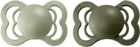 Bibs Supreme Suzete Silicon pentru 0+ luni 2buc