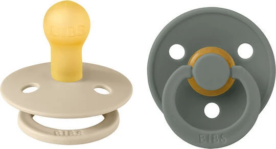 Bibs Suzete Cauciuc Vanilie / Pin pentru 0-6 luni 2buc