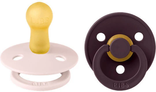 Bibs Colour Suzete Cauciuc Violet pentru 6+ luni 2buc