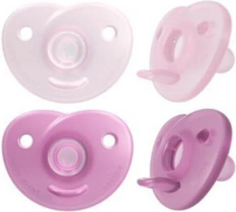 Philips Avent Soothie Suzete ortodontice Silicon pentru 0-6 luni 2buc