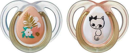 Tommee Tippee Closer To Nature Suzete ortodontice Silicon pentru 0-6 luni 2buc