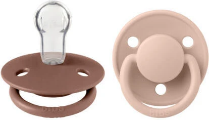 Bibs Colour Suzete Silicon Woodchuck / Blush pentru 0-36 luni 2buc