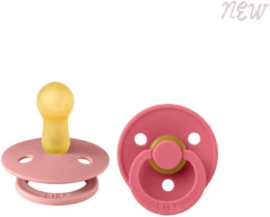 Biberoane Biberoane Culoare Latex simetric 2pachet Dusty Pink Coral No1