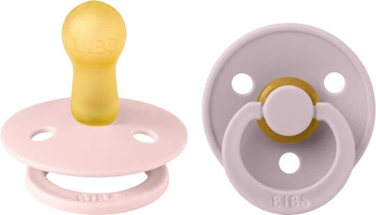 Bibs Colour Suzete Cauciuc Floare / Liliac prăfuit pentru 6+ luni 2buc