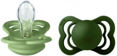 Bibs Supreme Suzete Silicon Verde pentru 6+ luni 2buc