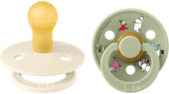 Bibs Suzete Cauciuc Verde pentru 0+ luni 2buc