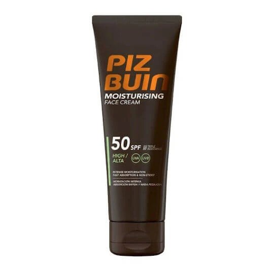 Piz Buin Cremă de Față cu Protecție Solară Rezistentă la Apă SPF50 50ml