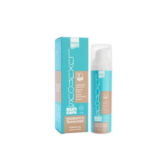 InterMed Luxurious Probiotics Fluid Cremă Solară Pentru Față SPF30 75ml
