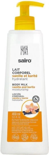 Sairo Vanilla And Karite Loțiune hidratant pentru corp cu Aromă Vanilie pentru toate tipurile de piele 400ml