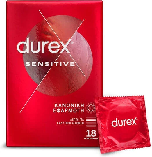 Durex Prezervative Sensitive Prezervative 18buc