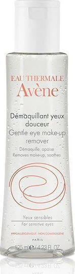 Eau Thermale Avène Demaquillant Douceur Yeux Gel Îndepărtare Machiaj Ochi 125ml