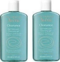 Eau Thermale Avène Cleanance Gel Față pentru Ten Acneic 2x200ml