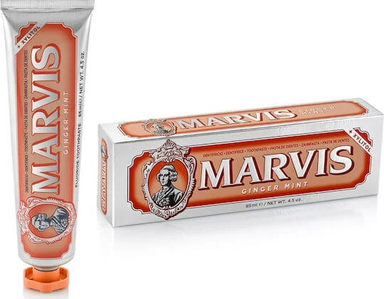 Marvis Ginger Mint Pastă de dinți pentru Gingivită , Placă bacteriană și Carii dentare 85ml