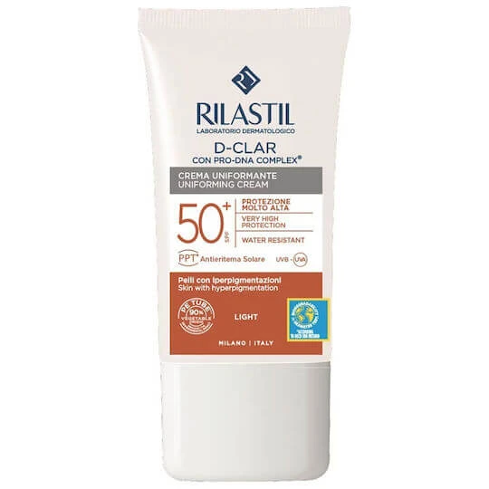 Rilastil D-Clar Uniforming Cremă Antisolară de Față SPF50 cu Pigment Deschis 40ml