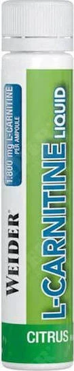 Weider L-Carnitine Liquid cu Carnitină și Gust Lămâie 25ml